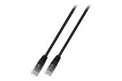 Verkkokaapelit - CoreParts EFB-Elektronik patch cable - 1.5 m - black - Musta - 1m - B-UTP6015S