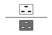 Virtakaapelit (ulkoinen) - Bachmann - power extension cable - IEC 60320 C20 to IEC 60320 C19 - 50 cm - 356.1731