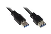 USB kaapelit - Alcasa electronik Good Connections - USB extension cable - USB Type A to USB Type A - 5 m - 2711-S05