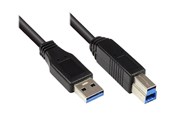USB kaapelit - Alcasa electronik Good Connections - USB cable - USB Type A to USB Type B - 1 m - 2710-S01