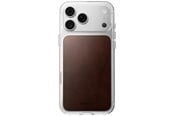 Puhelin - Kannet ja kotelot - Nomad Clear Leather Case - rustic brown (Horween) - iPhone 18 Pro Max/17 Pro Max - 114754118E8E