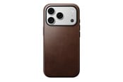 Puhelin - Kannet ja kotelot - Nomad Modern Leather Case - rustic brown (Horween) - iPhone 18 Pro/17 Pro - 114755118E8E