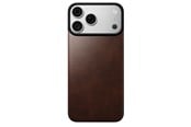 Puhelin - Kannet ja kotelot - Nomad Magnetic Leather Back - rustic brown (Horween) - Magsafe - iPhone 18 Pro Max/17 Pro Max - 114774118E8E