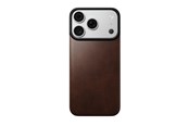 Puhelin - Kannet ja kotelot - Nomad Magnetic Leather Back - rustic brown (Horween) - Magsafe - iPhone 18 Pro/17 Pro - 114775118E8E