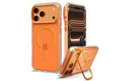 Puhelin - Kannet ja kotelot - Spigen Ultra Hybrid Optik S MagSafe - clear orange - iPhone 18 Pro/17 Pro - ACS11923