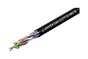 Verkkokaapelit - Lanview bulk cable - 305 m - black - Musta - 305m - LVN122151