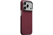 Puhelin - Kannet ja kotelot - PITAKA Edge Case Argyle - Burgundy - iPhone 18 Pro/17 Pro - KI1817P