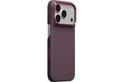 Puhelin - Kannet ja kotelot - PITAKA Edge Case Argyle - Blue's Red - iPhone 18 Pro/17 Pro - KI1818P