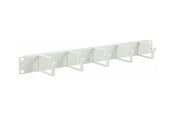 Räkit - Rack - Lanview by Logon - rack cable organiser (horizontal / vertical) - 5 hooks - 1U - RAO100WH