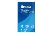 Infonäytöt & Digitaaliset opasteet - iiyama ProLite LH7566UHSB-B1AG 74.5" Class (75" viewable) LCD flat panel display - 4K - for digital signage - LH7566UHSB-B1AG