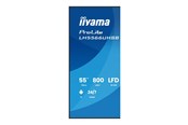 Infonäytöt & Digitaaliset opasteet - iiyama ProLite LH5566UHSB-B1AG 54.6" Class (55" viewable) LCD flat panel display - 4K - for digital signage - LH5566UHSB-B1AG