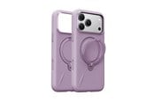 Puhelin - Kannet ja kotelot - Torras Ostand Q3 Silicone for iPhone 18 Pro - Purple - X00RP147K18009