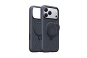 Puhelin - Kannet ja kotelot - Torras Ostand Q3 Silicone for iPhone 18 Pro - Black - X00RP147K18011