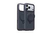 Puhelin - Kannet ja kotelot - Torras Ostand Q3 Silicone for iPhone 18 Pro Max - Black - X00RP147K18015