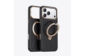 Puhelin - Kannet ja kotelot - Torras Ostand Q3 VegSkin - black - iPhone 18 Pro - X00RP147M18026