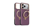 Puhelin - Kannet ja kotelot - Torras Ostand Q3 VegSkin - purple - iPhone 18 Pro Max - X00RP147M18029