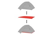 Retkeily - Hannah Outdoor Groundsheet Graphite II - 10029364HHX