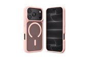 Puhelin - Kannet ja kotelot - CRONG Hybrid MATTE Magnetic case with MagSafe for iPhone 18 Pro / iPhone 17 Pro - Pink - CRGHMMIP1863PPNK