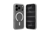 Puhelin - Kannet ja kotelot - CRONG Hybrid MATTE Magnetic case with MagSafe for iPhone 18 Pro / iPhone 17 Pro - White - CRGHMMIP1863PWHT