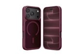 Puhelin - Kannet ja kotelot - CRONG Hybrid MATTE Magnetic case with MagSafe for iPhone 18 Pro / iPhone 17 Pro - Burgundy - CRGHMMIP1863PPRP