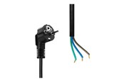 Sisäiset virtakaapelit - MicroConnect - power cable - Type F/E to open end - 5 m - MC-PE005SCHB-OE