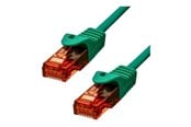 Verkkokaapelit - ProXtend patch cable - 10 m - green - Vihreä - 10m - 6UTP-10GR