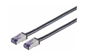 Verkkokaapelit - Lanview patch cable - 30 m - black - Musta - LVN-CAT6A-FLEX-30M