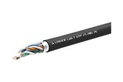 Verkkokaapelit - Lanview bulk cable - 305 m - black - Musta - 305m - LVN-CAT6PE-FUTP-305M