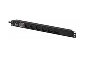 Virtakaapelit (ulkoinen) - Lanview - power distribution strip - 13A - LVR-3MDK-SW-DK6