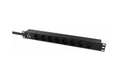 Virtakaapelit (ulkoinen) - Lanview - power distribution strip - 16A - LVR-3MSCH-LIC-SCH8