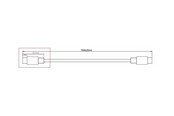 USB kaapelit - MicroConnect - USB-C cable - USB-C to USB-C - 1 m - DOCKUSB3.2CC1