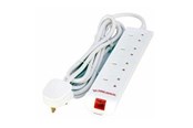 Virtakaapelit (ulkoinen) - MicroConnect - power strip - with surge protection - MC-UKSURGESTRIP4-5M