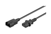 Virtakaapelit (ulkoinen) - MicroConnect - power extension cable - IEC 60320 C14 to power IEC 60320 C13 - 1.8 m - PE040618-6A