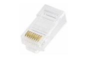 Verkkokaapelit - MicroConnect Easy Connector network connector - transparent - Läpinäkyvä - CON6UTPE