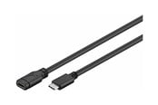 USB kaapelit - MicroConnect - USB-C extension cable - USB-C to USB-C - 50 cm - USB3.1CC05EX