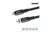 USB kaapelit - MicroConnect Premium - USB-C cable - USB-C to USB-C - 15 cm - MC-LS-USB4CC0.15