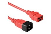 Sisäiset virtakaapelit - MicroConnect - power cable - IEC 60320 C20 to IEC 60320 C19 - 1.8 m - PE2019R18