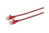 Verkkokaapelit - MicroConnect network cable - 10 m - red - Punainen - 10m - V-UTP610R-SLIM
