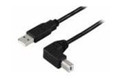USB kaapelit - MicroConnect - USB cable - USB Type A to USB Type B - 10 m - USBAB2ANGLE10
