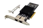 Verkkokortit (verkkosovittimet, tulostuspalvelimet jne.) - MicroConnect - network adapter - PCIe 3.0 x8 - 10 Gigabit Ethernet x 2 - MC-PCIEX8-X550-T2-D