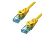Verkkokaapelit - ProXtend patch cable - 10 m - yellow - Keltainen - 10m - 6AUTP-10Y