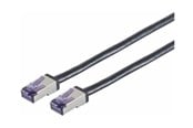 Verkkokaapelit - Lanview patch cable - 5 m - black - Musta - 5m - LVN-CAT6A-FLEX-5M