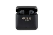 Kuulokkeet - GUESS Bluetooth headphones GUTWSSU20ALEGK TWS + docking station black/black Printed Logo - 3666339170288