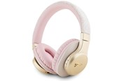 Kuulokkeet - GUESS Bluetooth on-ear headphones GUBH604GEMP pink/pink 4G Script - 3666339170226