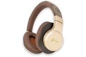 Kuulokkeet - GUESS Bluetooth on-ear headphones GUBH604GEMW brown/brown 4G Script - 3666339170219