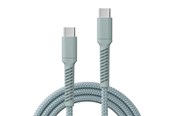 USB kaapelit - X2O Longlife 100W USB-C/C cable 2M - Cloud Blue - A12-193-0008 2M RARK GREEN