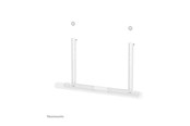 Seinäkiinnitys, AV-kiinnikkeet & AV-kalusteet - Neomounts AV35-727WH1 mounting kit - for sound bar - easy installation - white - Max 10 kg - recommended for 75" - AV35-727WH1