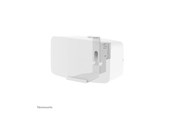 Seinäkiinnitys, AV-kiinnikkeet & AV-kalusteet - Neomounts WL35-725WH1 mounting kit - for speaker - with tilt & swivel - white - Max 7 kg - recommended for - WL35-725WH1