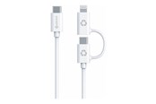 USB kaapelit - eSTUFF INFINITE - USB-C cable kit - USB-C to Lightning USB-C - 1 m - ES600170