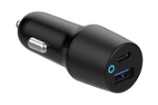 Puhelin - Adapterit & Laturit - eSTUFF INFINITE car power adapter - USB Type A USB-C - 38 watt - ES631031